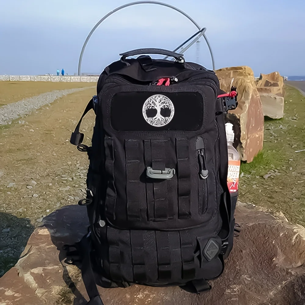 Parches Velcro Mochila TáCticos De Bordados Árbol de la vida amor celta 3 "parche Velcros bordado Velcros gancho y bucle-insignia de moral táctica militar para mochila Molle - imagen 4