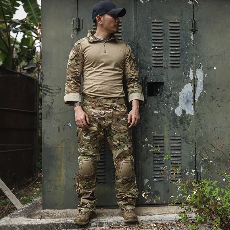 Emersongear Gen2 camisas de combate pantalones G2 trajes de entrenamiento conjuntos de uniformes tácticos pantalones Cargo de servicio Airsoft caza senderismo al aire libre - imagen 2