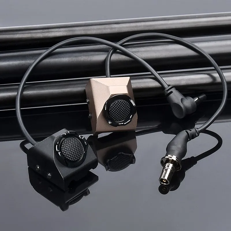 Enchufe táctico de una grúa, interruptor de botón caliente SF 2,5 MM 3,5 MM, enchufes láser Wadsn M300 M600, linterna DBAL PEQ15, accesorios de caza - imagen 2