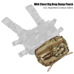 Bolsa recogedora MOLLE para chest rig MK4 con cremallera doble