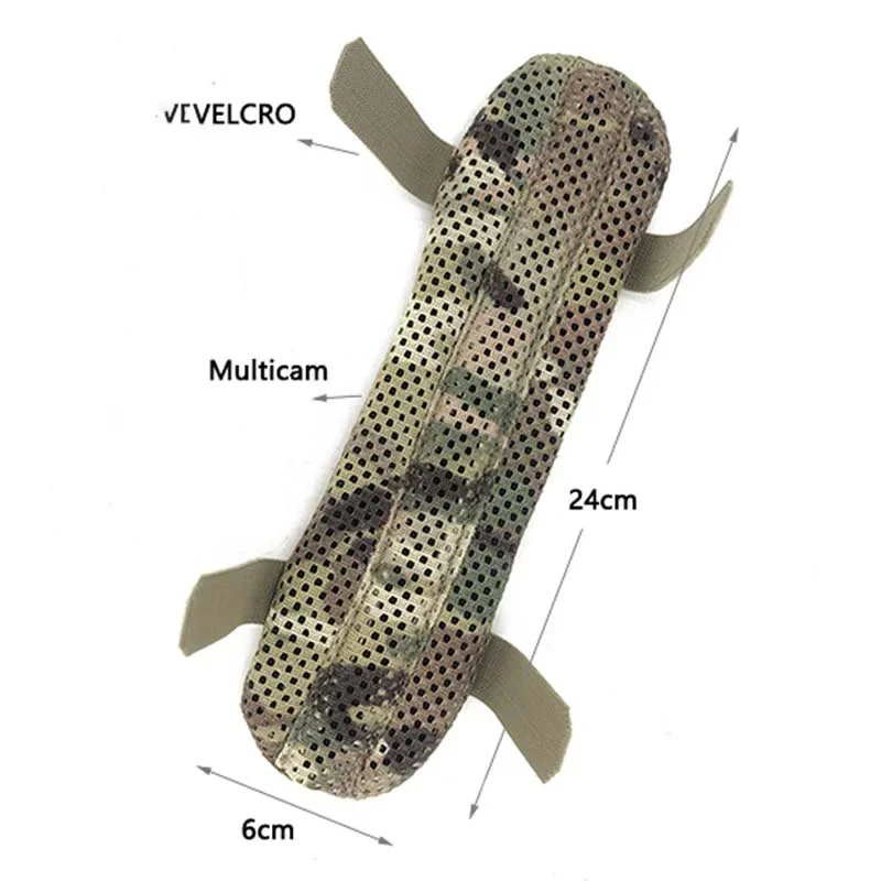 1 par de soporte de placa táctica, conjunto de hombreras, chaleco táctico, cubierta de correas de hombro - imagen 3