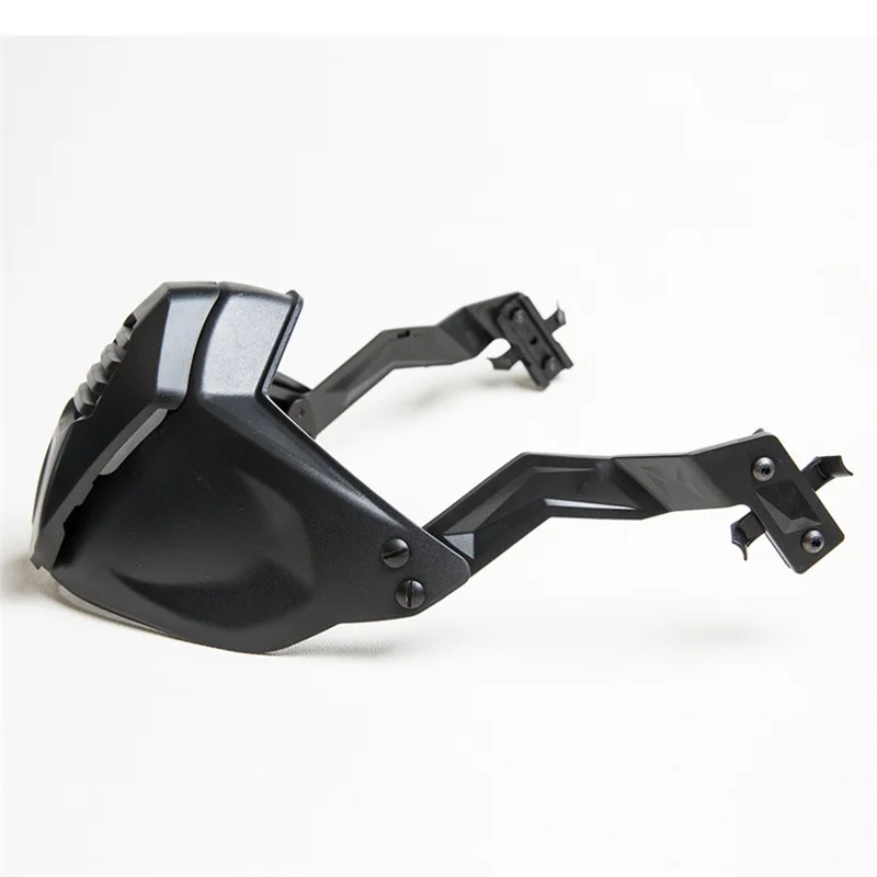 Dos tipos de máscara específica de riel de media cara para cascos: máscara con accesorio/máscara deslizante de riel de 20 mm específicamente para riel de casco SF - imagen 3