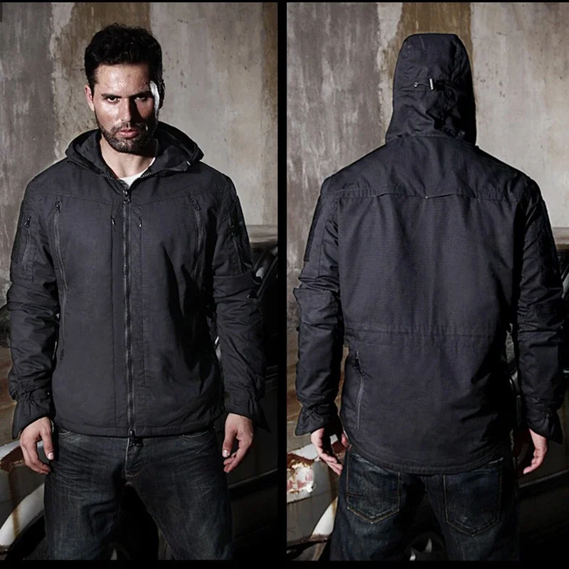 Chaqueta con capucha de camuflaje Multicam CP Ripstop, chaqueta de caza de campo, chaqueta de caza al aire libre, nueva - imagen 4