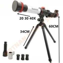 Telescopio astronómico monocular potente HD para observar la Luna