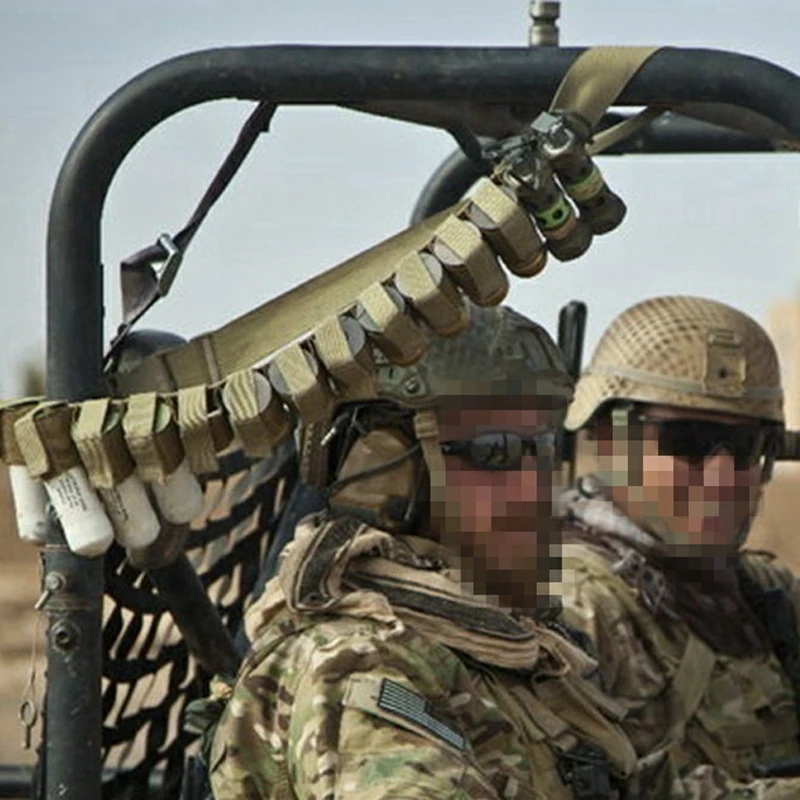 Bolsas de munición tácticas de 40mm, cinturón de tamaño uniforme, cintura ajustable, Kit de liberación rápida para caza - imagen 4