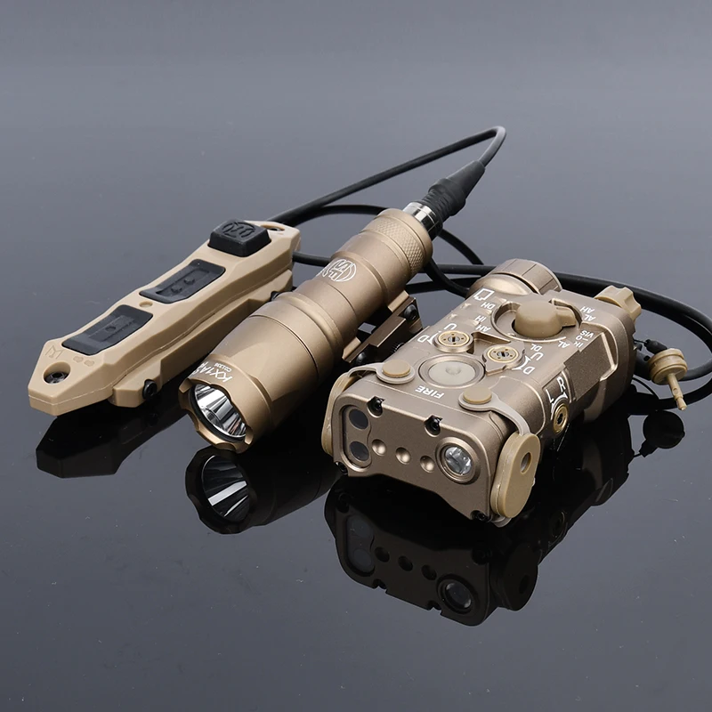 Metal NGAL Surefir SF WADSN rojo verde azul IR punto blanco luz estroboscópica M300 M600 linterna lámpara de caza Airsoft Scout Accesorios - imagen 3