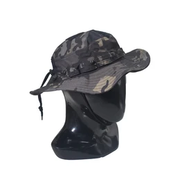 Gorra Boonie táctica, sombrero de ala ancha para hombres, deportes al aire libre, pesca, senderismo, caza, sombrilla, sombrero suave plegable