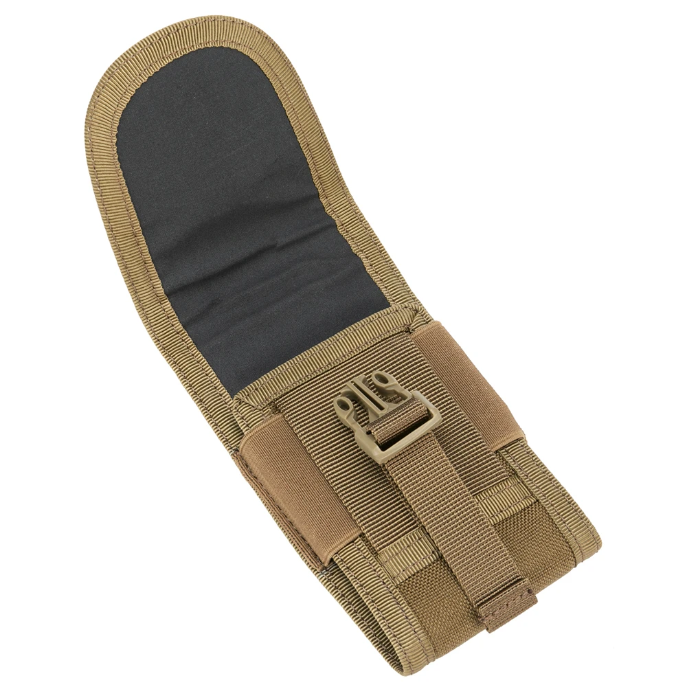 Bolsa táctica Molle para exteriores, riñonera de 4,7 pulgadas, funda para teléfono con hebilla EDC, bolsa de ciclismo para iPhone y Samsung - imagen 5
