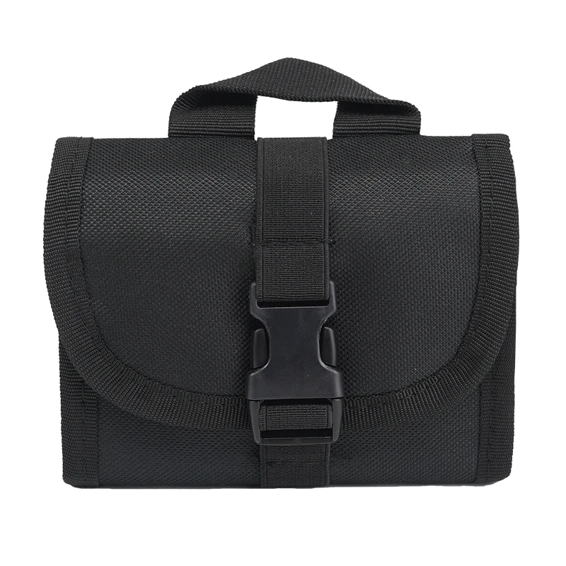 Bolsa para Rifle de aire plegable táctica para exteriores, 14 equipos militares redondos, bolsa Molle para Airsoft, estuche para cartuchos, bolsa de almacenamiento para revistas - imagen 4