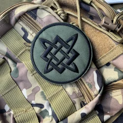 Parche táctico chevrón bordado con velcro para uniforme y mochila