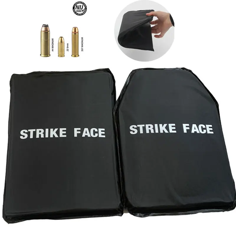 Panel de armadura antibalas NIJ IIIA nivel 3A Flexible UHMWPE placa suave a prueba de balas chaleco táctico balístico mochila placas de armadura - imagen 2
