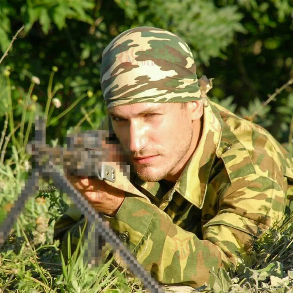 Pañuelo táctico camuflaje ruso cubrerostro multifunción para ciclismo - imagen 4