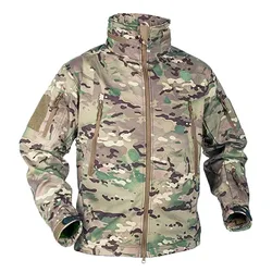 Chaqueta táctica ripstop camuflaje con capucha para invierno