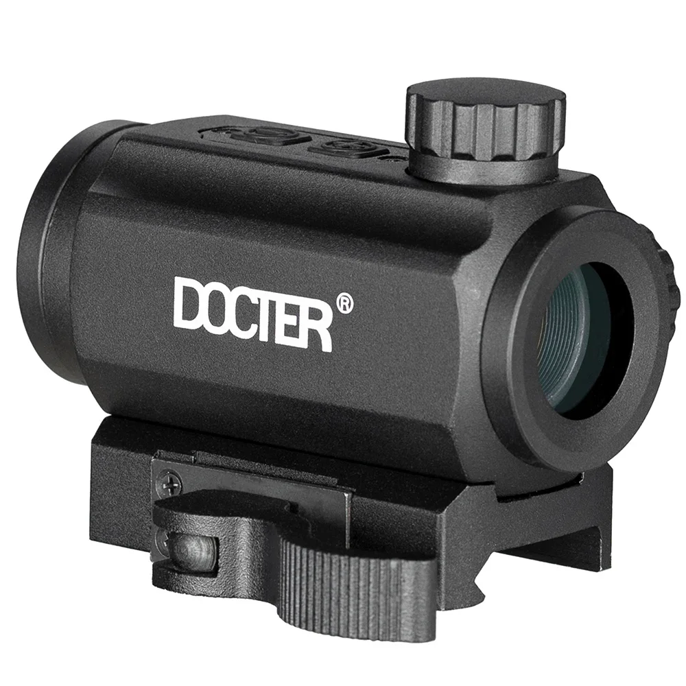 DOCTER-mira táctica de punto rojo 1x20, con elevador QD, mira óptica de 20mm, pistolas diseñadas Ak 47, mira telescópica de caza para caza - imagen 4