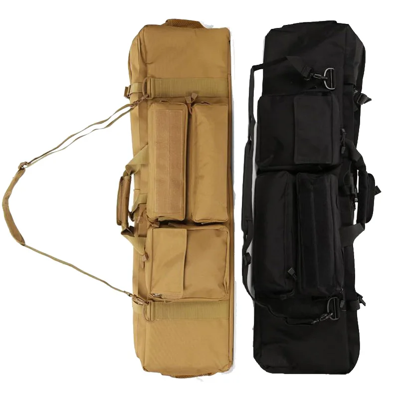 Bolsa de pistola táctica de 96CM, funda para pistola de Rifle Airsoft, funda de nailon para deportes al aire libre, caza, juego de guerra, bolsa de protección para transporte de pistola - imagen 3