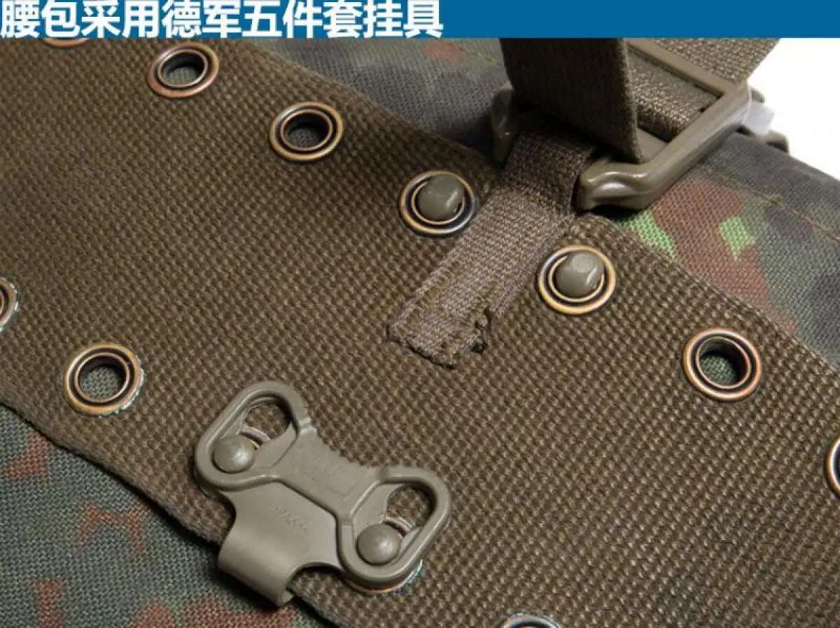 Flecktarn P1 militar alemán de alta calidad, funda se utiliza para entrenamiento de caza táctica al aire libre - imagen 4