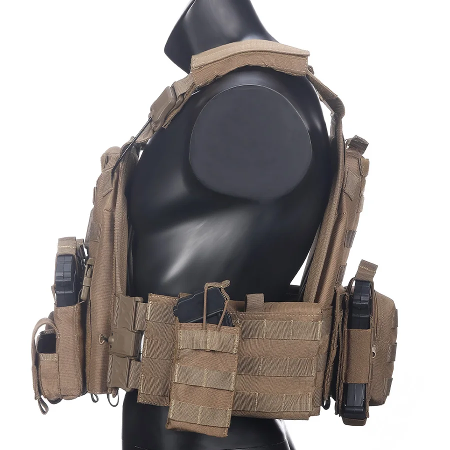 Chaleco de caza de liberación rápida para hombros y cintura con control de un clic y succión magnética, material resistente al desgaste y al desgarro - imagen 4