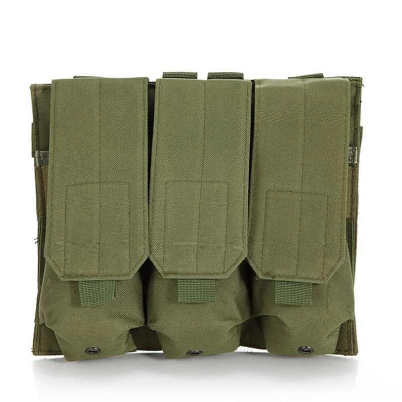 Equipo táctico Universal Triple bolsa de revistas bolsa de revistas Clamshell al aire libre Cs pistola de aire militar con bolsa táctica militar - imagen 2
