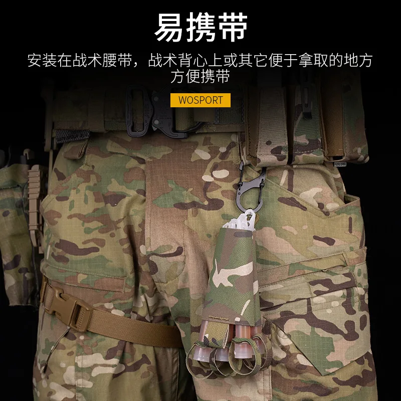 Bolsa táctica del organizador del camuflaje del palillo del resplandor, cordón de la suspensión - imagen 5
