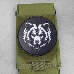 Parche Chevron moral oso – Brazalete militar velcro táctico