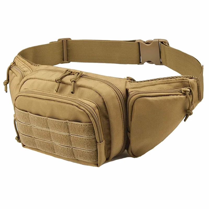 Riñonera táctica Molle para exteriores para hombre, caza, senderismo, escalada, cinturón de nailon portátil para teléfono móvil, funda de pistola, bolsas de combate - imagen 3