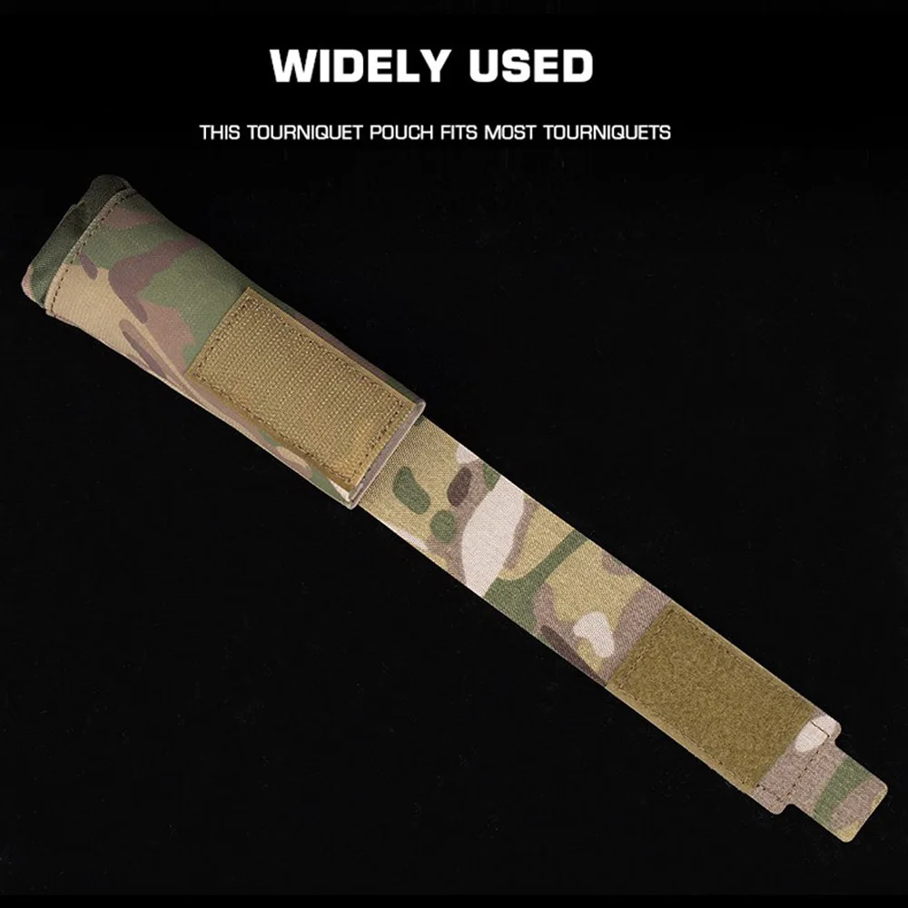 Bolsa médica táctica para torniquete de gato, chaleco de caza al aire libre, cinturón Molle, funda de almacenamiento para linterna, bolsa de herramientas para patrulla de caballero - imagen 5