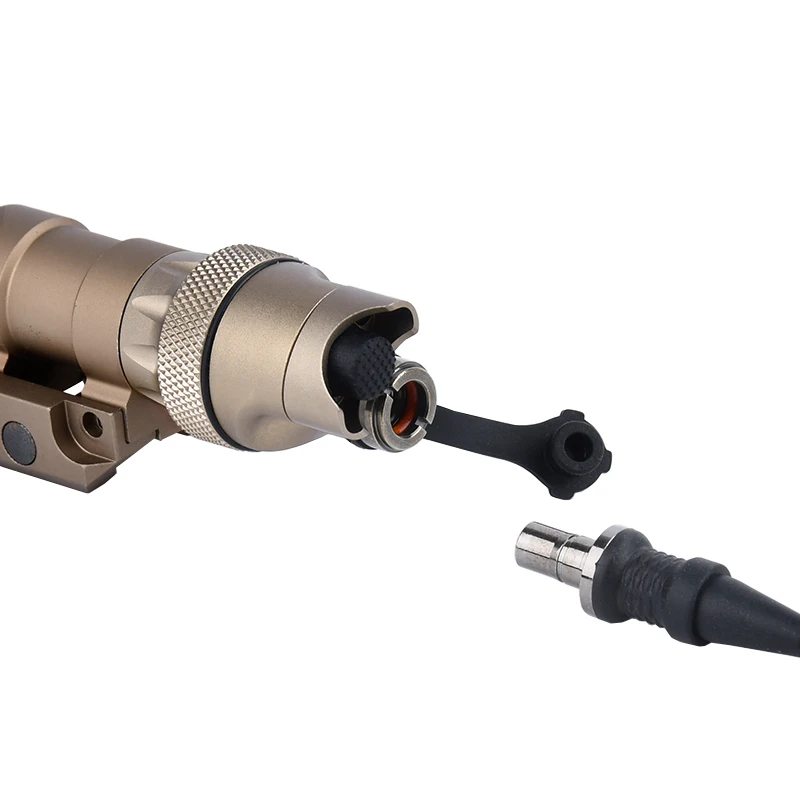 WADSN Airsoft M600 M300 Surefir linterna táctica PLH-V2 linterna tapa trasera interruptor Scout luz tapa de extremo de Metal interruptor de presión - imagen 5