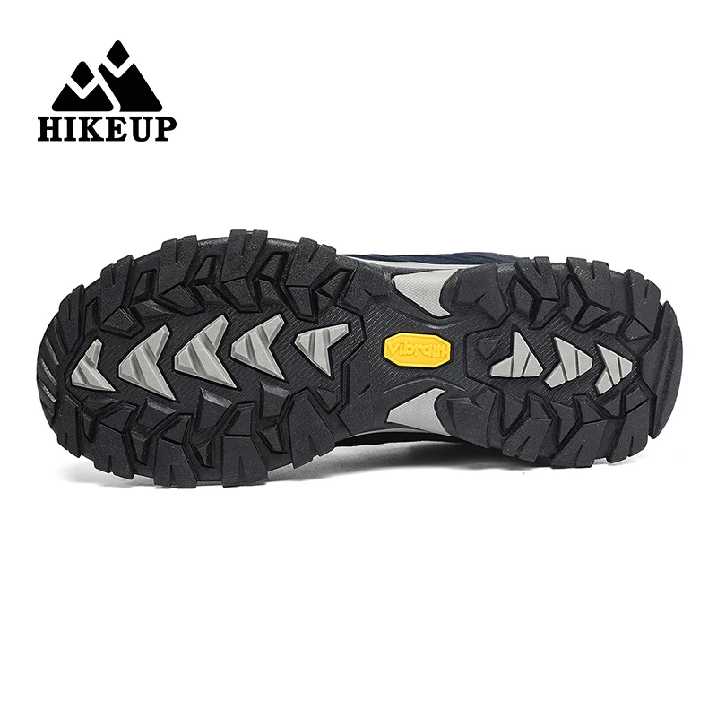 HIKEUP-Zapatillas de senderismo antideslizantes para hombre, zapatos transpirables resistentes al desgaste, a prueba de salpicaduras, escalada, Trekking, caza, turismo - imagen 3