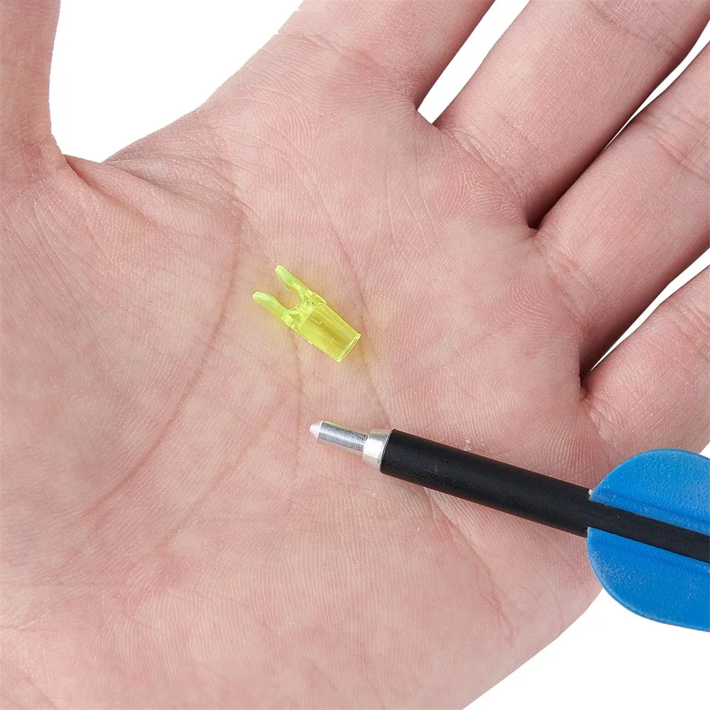 50 Uds. Pin de tiro con arco Nock tamaño 2,8mm Nock tipo L para ID3.2mm arco recurvo y flecha tiro con objetivo accesorios de caza - imagen 3