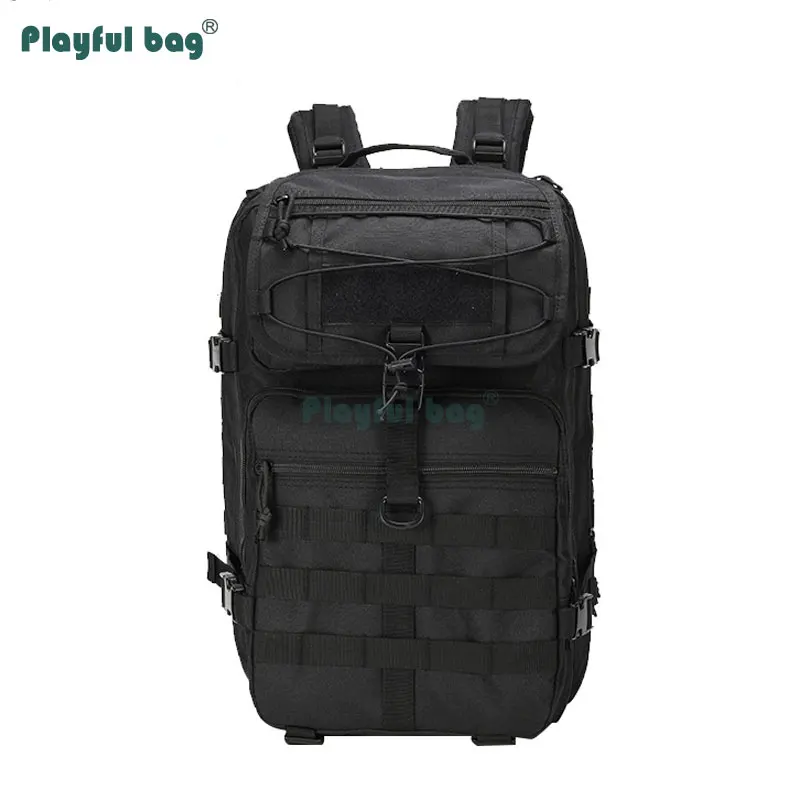 Mochila deportiva táctica 45L, mochila de Montañismo para viajes al aire libre, bolsa de caza y pesca impermeable duradera AVA43 - imagen 3