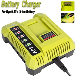 Cargador 40V Adecuado para Herramientas Eléctricas Ryobi 40V Níquel-Cromo Níquel-Metal Hidruro Batería de Litio