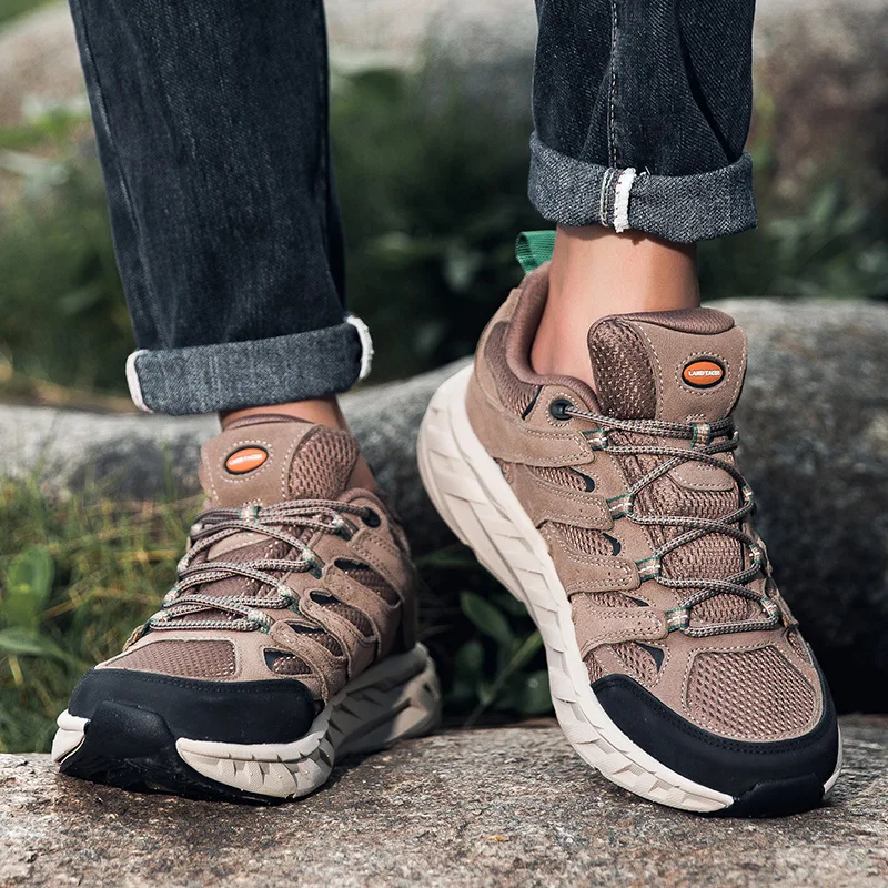 Zapatos de senderismo MERRTO para hombre, zapatos de escalada para deportes al aire libre, botas de caza transpirables, zapatillas de Trekking cálidas para mujer, botas tácticas al tobillo - imagen 4