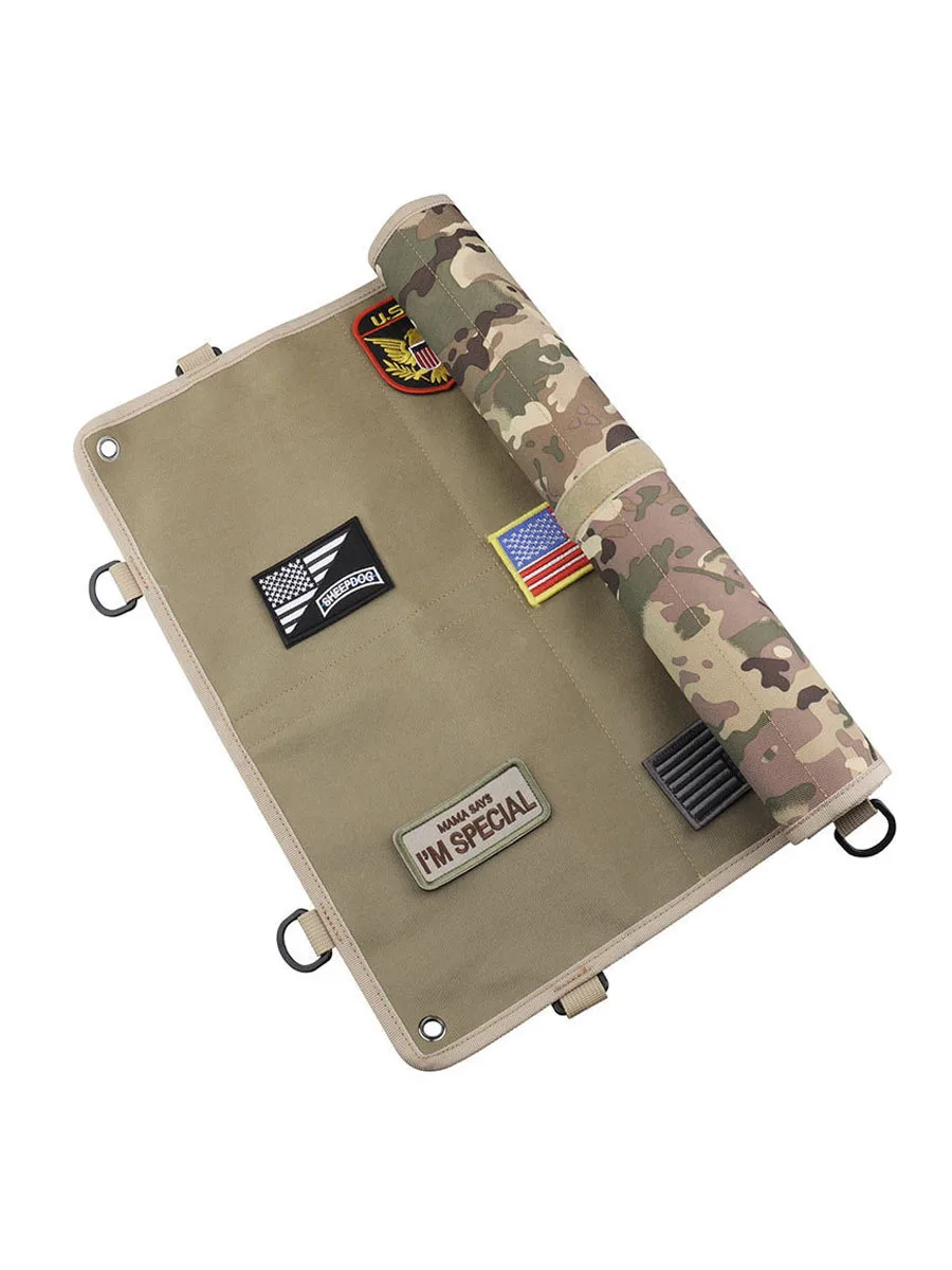 Insignia de moral de almacenamiento táctico, emblema de brazo, exhibición de organización, bolso colgante, fanáticos de la caza, Medalla de Honor, insignia de hombro A - imagen 3