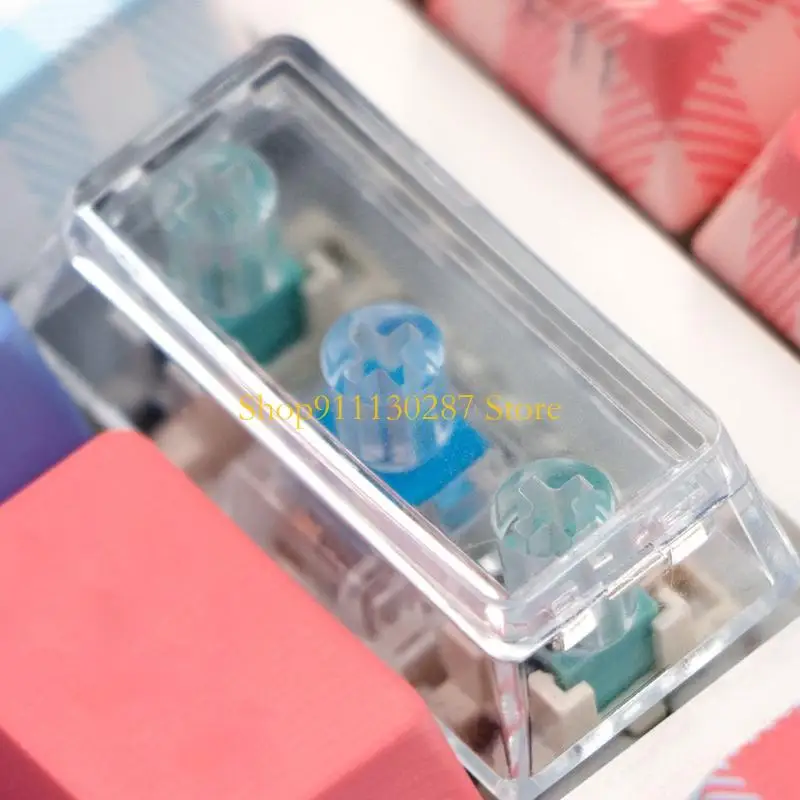 Teclados transparentes inastillables J1HC, teclas con transmisión luz del 95%, prensa 500M, certificado, suave, para - imagen 5