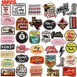 Parches termoadhesivos Western Cowboys para chaquetas y sombreros