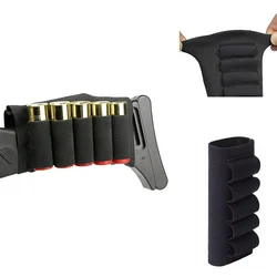 Bolsa para munición de caza y Rifle, bolsas tácticas para escopeta, cartuchos, soporte de carcasa, bolsa portadora de municiones de tela elástica