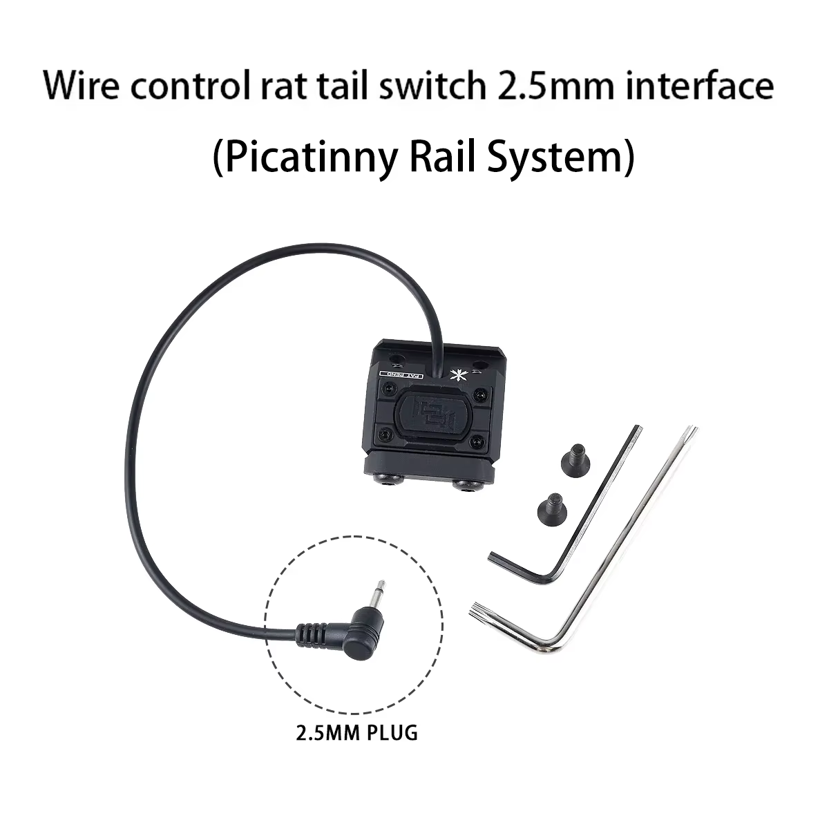 Interruptor presión remota Unity para Surefire M300 M600 táctico Mlok - imagen 4