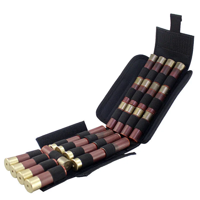 Bolsa táctica para revistas de calibre 25, redonda, 12, carcasa para munición, cintura, soporte para balas de pistola Airsoft, Cartucho para Rifle, accesorios de caza - imagen 4