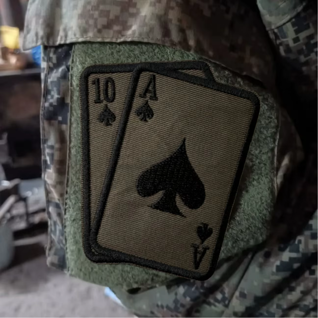 Parche militar bordado con gancho – Insignia moral táctica para ropa - imagen 2