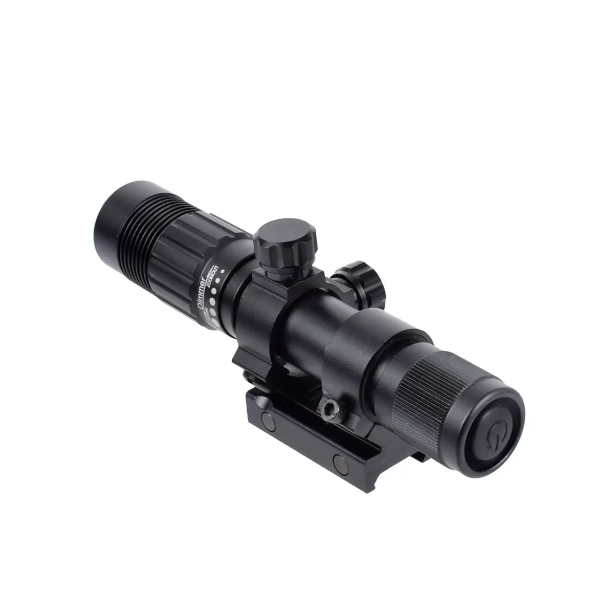 Mira láser verde táctica, haz ajustable de diámetro, linterna láser verde, iluminador de diseño, láser de caza con soporte de Base de 20mm - imagen 5