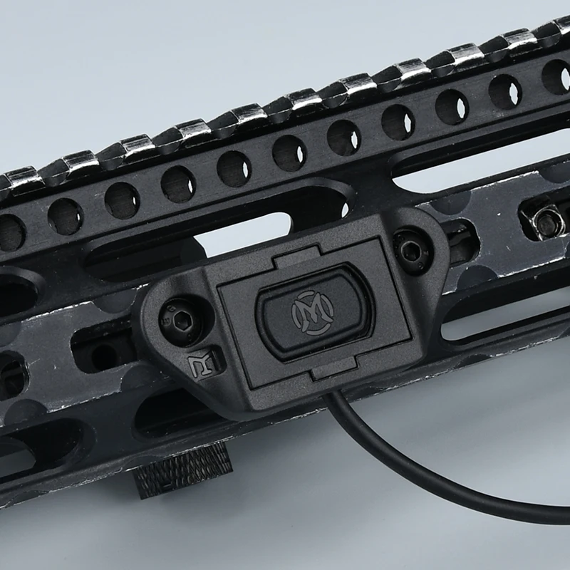 Linterna táctica Surefir M600 M300 Airsoft, luz de exploración, Modbutton Lite, interruptor MLok Keymod, lámpara de caza, Rifle, LED blanco - imagen 5