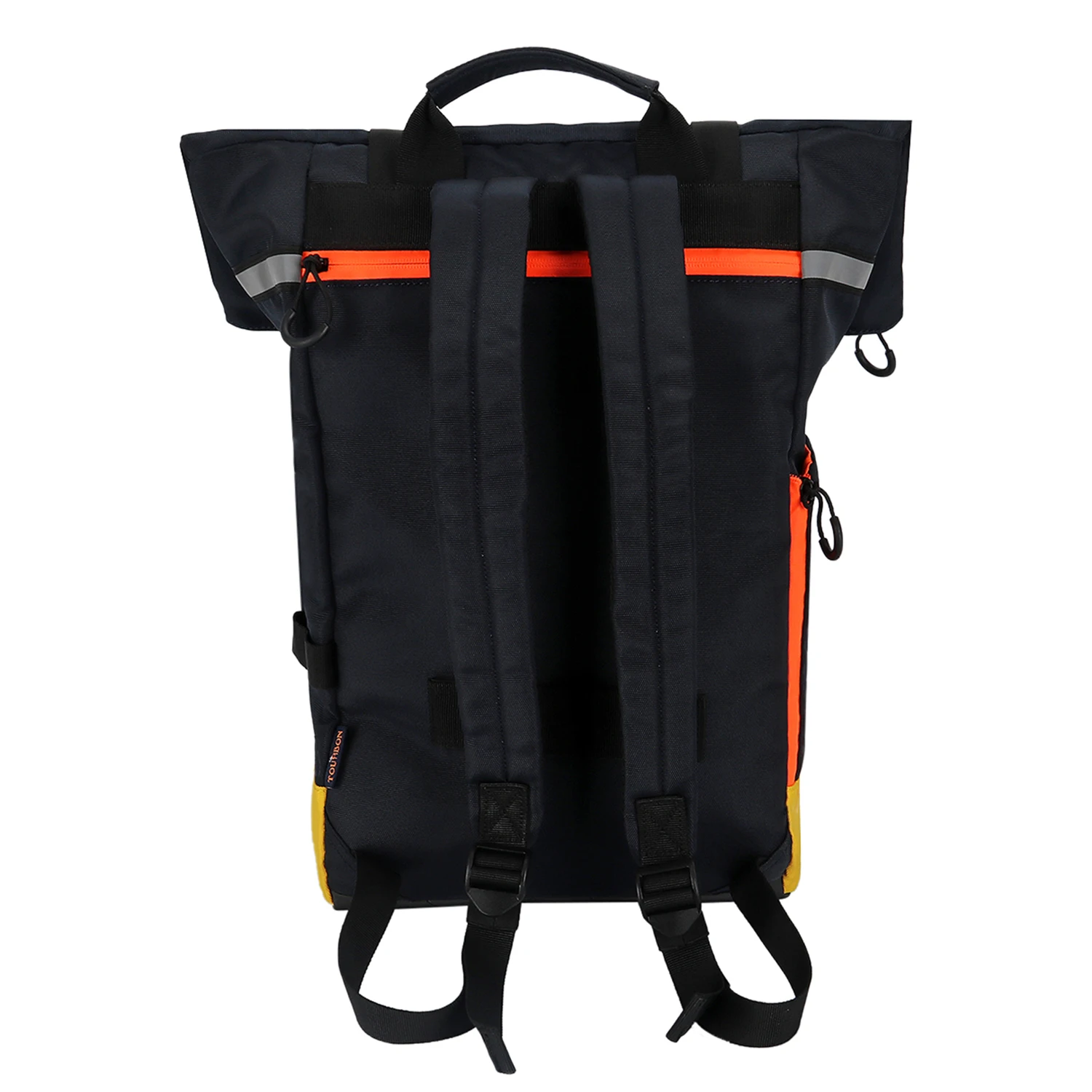 Tourbon-Bolso de hombro de nailon para bicicleta, bolsa Retro enrollable con Clip, para compras, escuela, ciudad - imagen 5