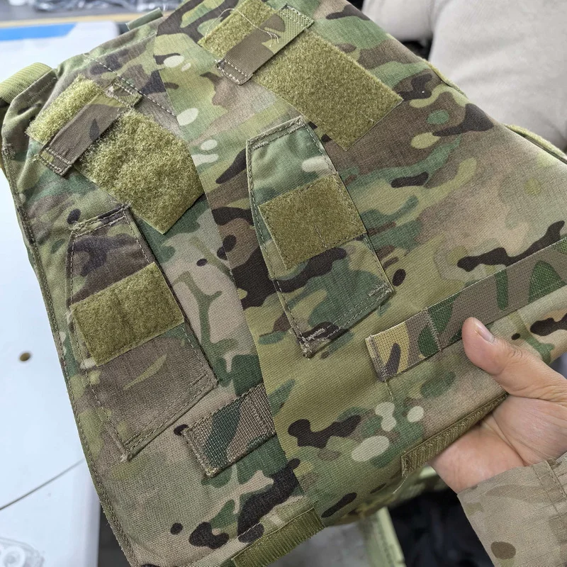 Chaleco portador de placa táctica antiinfrarrojo de nailon MBAV Panel frontal trasero hombreras - imagen 3