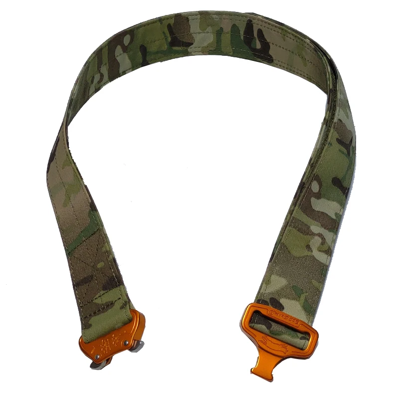 Cinturón táctico de camuflaje Mc de estilo múltiple, tela de nailon Multicam forjado de aleación de aluminio 7075 - imagen 2