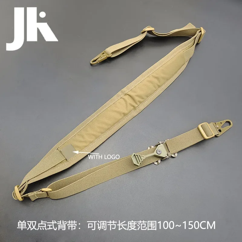 Correa táctica QD de liberación rápida Airsoft, 2 puntos, correa de nailon ajustable para Rifle, accesorios para armas de caza al aire libre - imagen 3