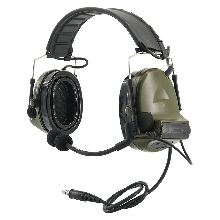 Auriculares tácticos TS TAC-SKY COMTAC II, OPS-CORE de arco, adaptador de riel para casco, montaje y táctico U94 Ptt para Airsoft - imagen 4