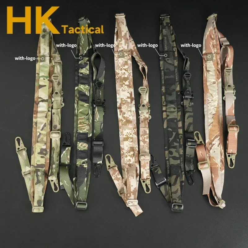 Correa táctica de liberación rápida para Rifle, correa de hombro de nailon ajustable de 2 puntos, accesorios de caza Airsoft M4 AK Ar15 - imagen 2