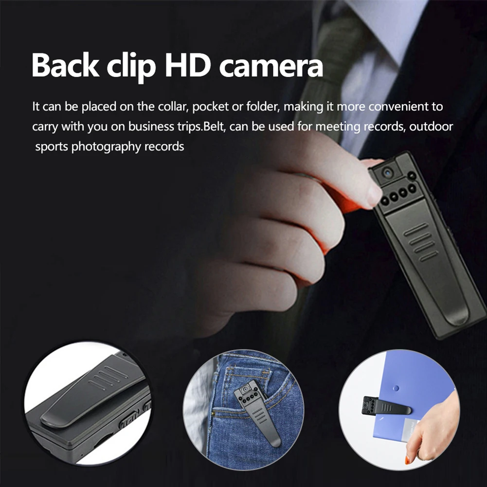 Z8-Cámara de grabación de cuerpo pequeño, videocámara HD 1080P con Clip, para deportes al aire libre, fotografía, DV, compatible con tarjeta TF de 32GB - imagen 3