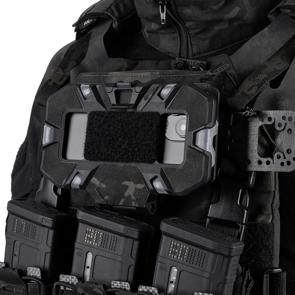 Tablero de navegación plegable para teléfono MOLLE táctico, pegatina de camuflaje, soporte para teléfono, pegatina decorativa, accesorios de caza - imagen 4