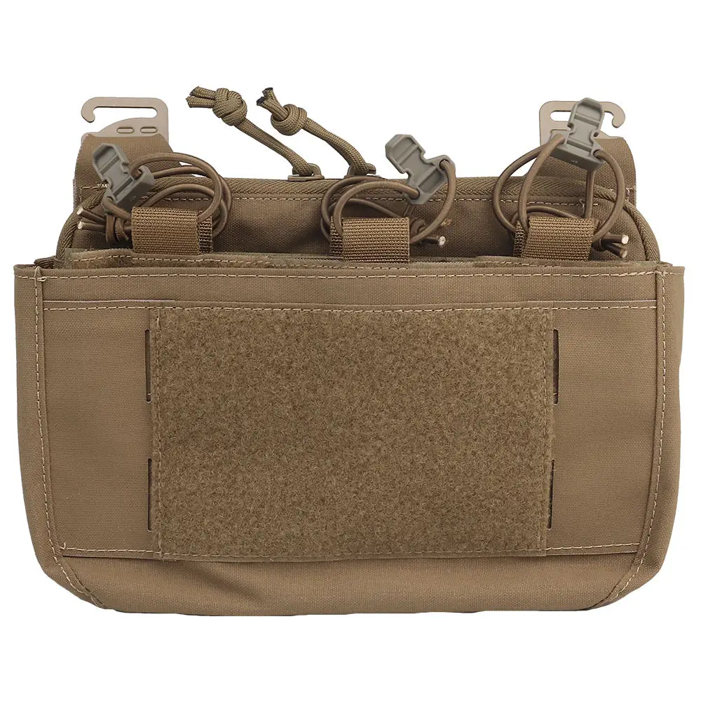 Bolsa de Panel frontal de Triple bolsillo con solapa frontal táctica DOPE para chaleco táctico Ferro FCPC V5 - imagen 5